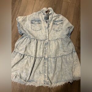 Jean Dress- 4X